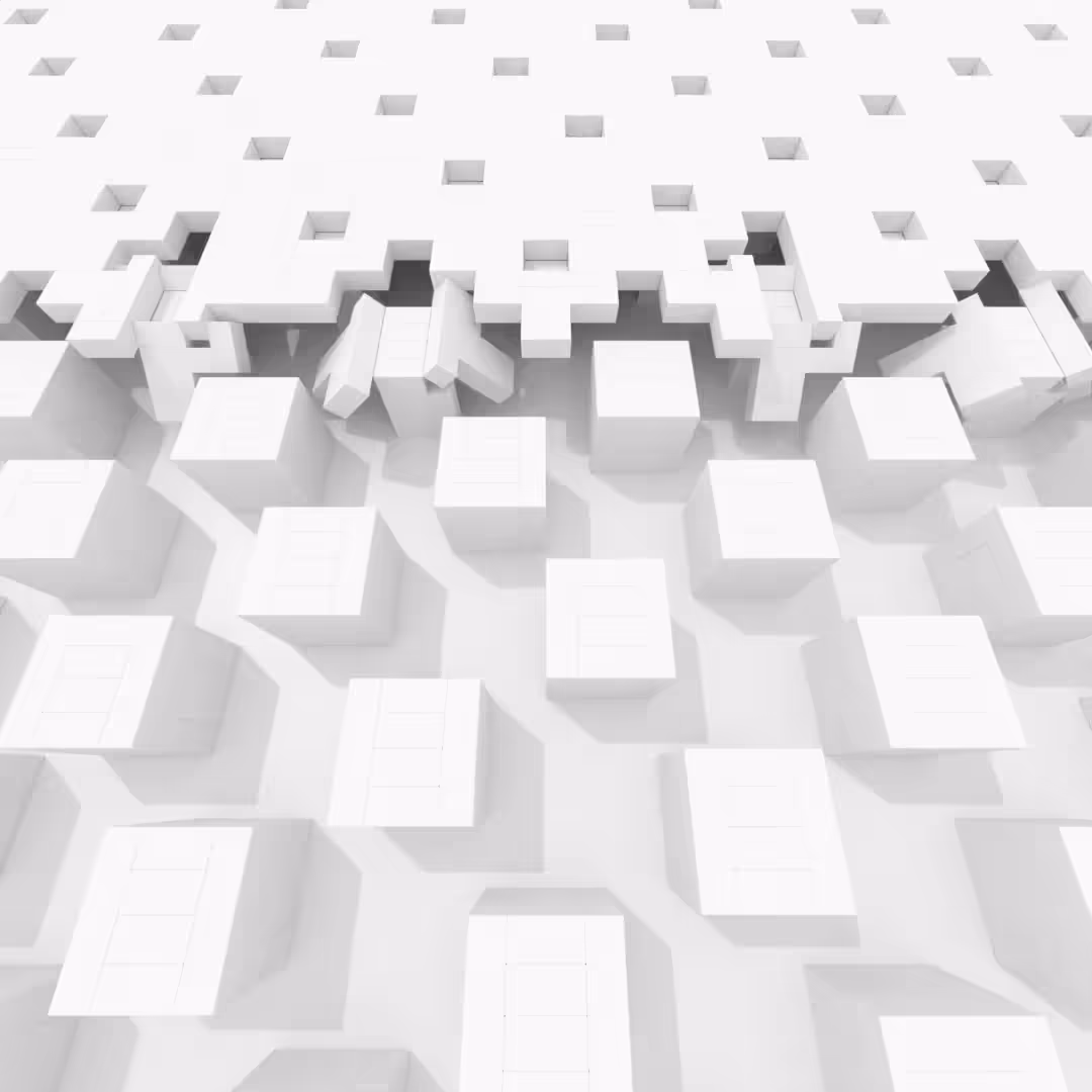 Unfolded Cubes // 4x4x4 // v.2 // Pavement