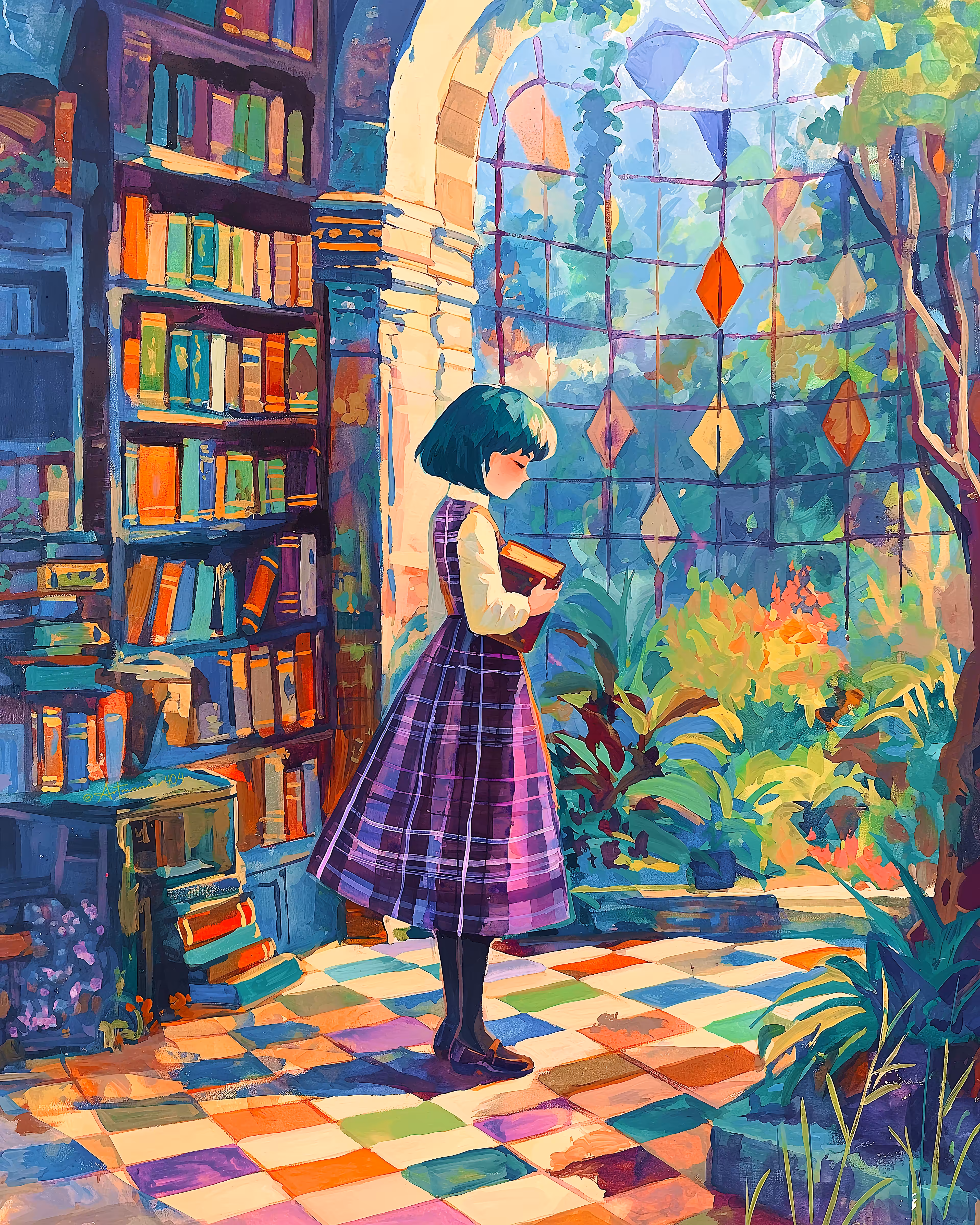 Day #013: “Mornings in The Library”