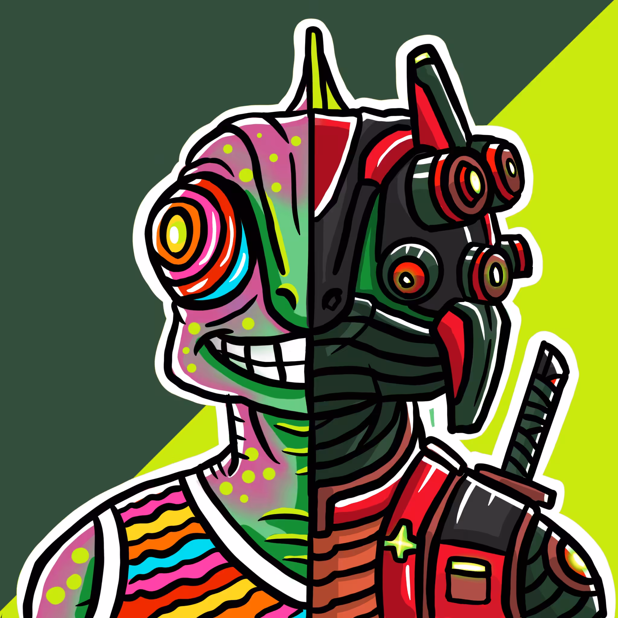 Mirror Zoo: Chameleon / Stalker (common)