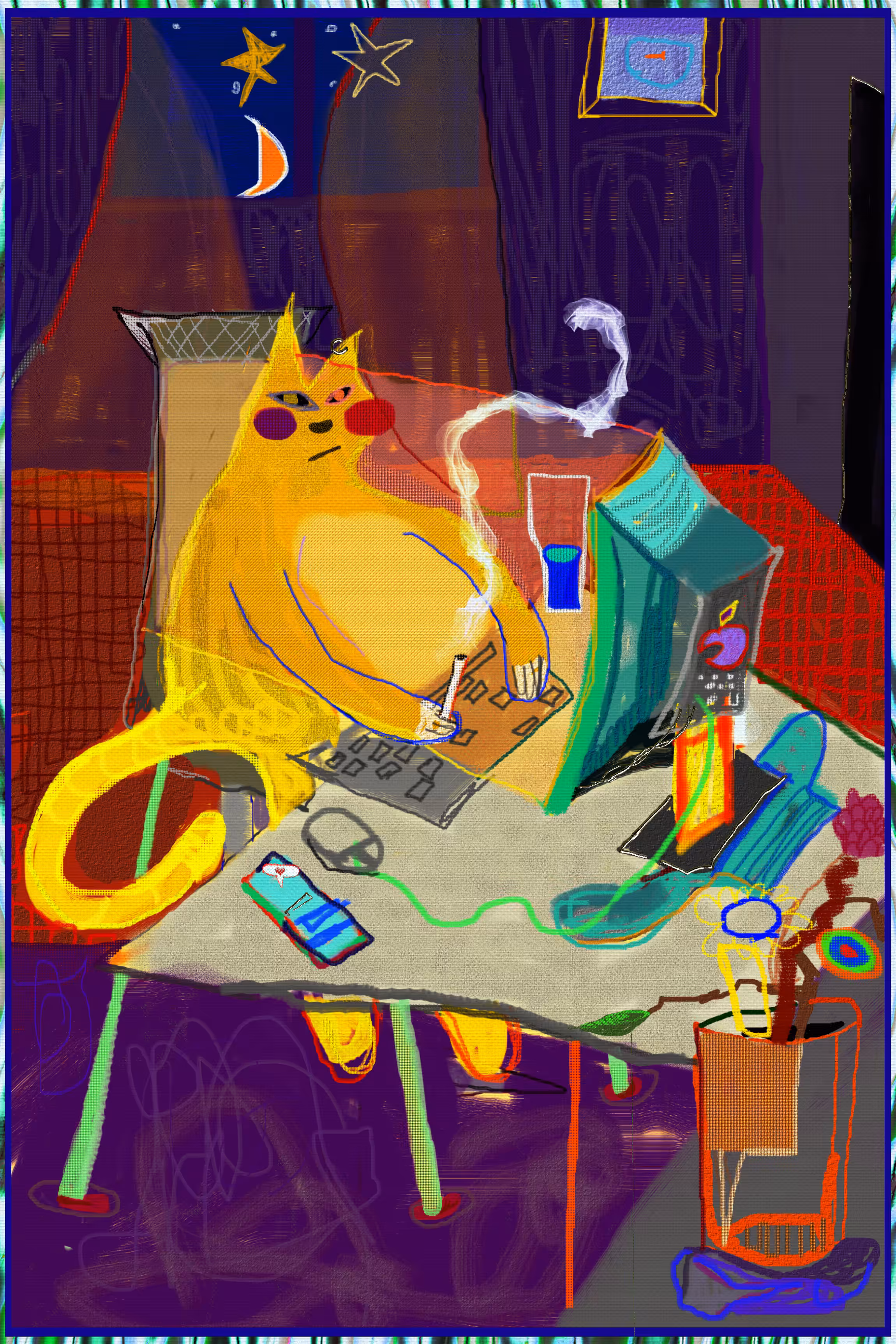 Smoke break,