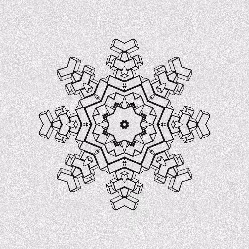 Monochrome Kaleido #374