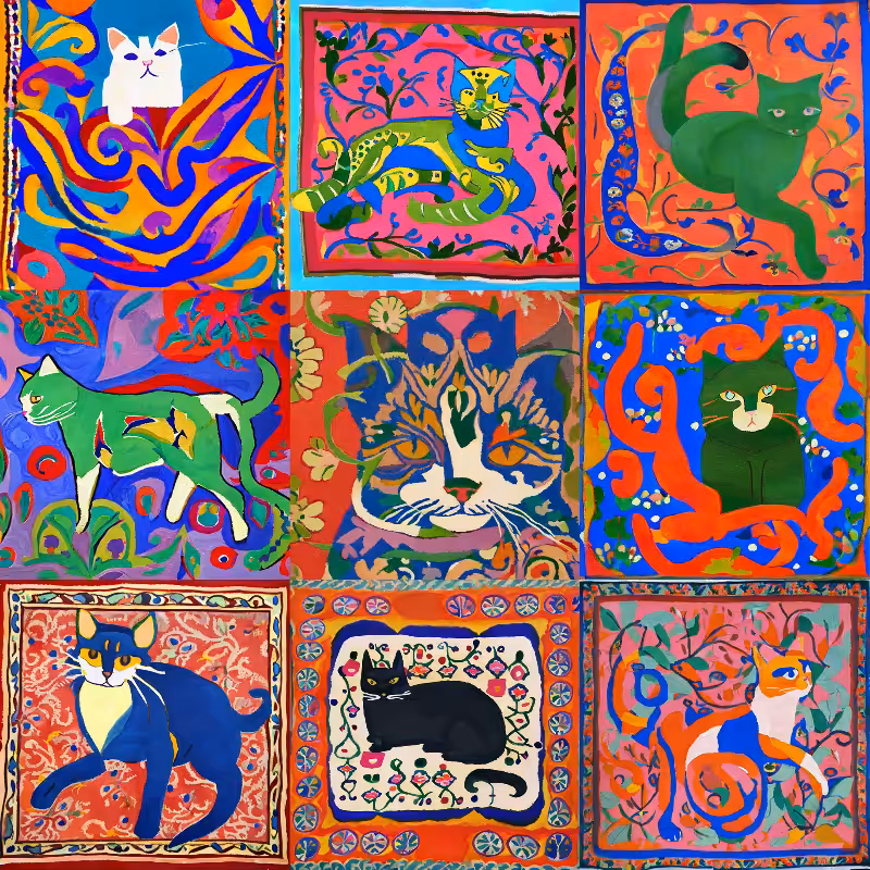 99 Patchworks of 9 Lives #44
