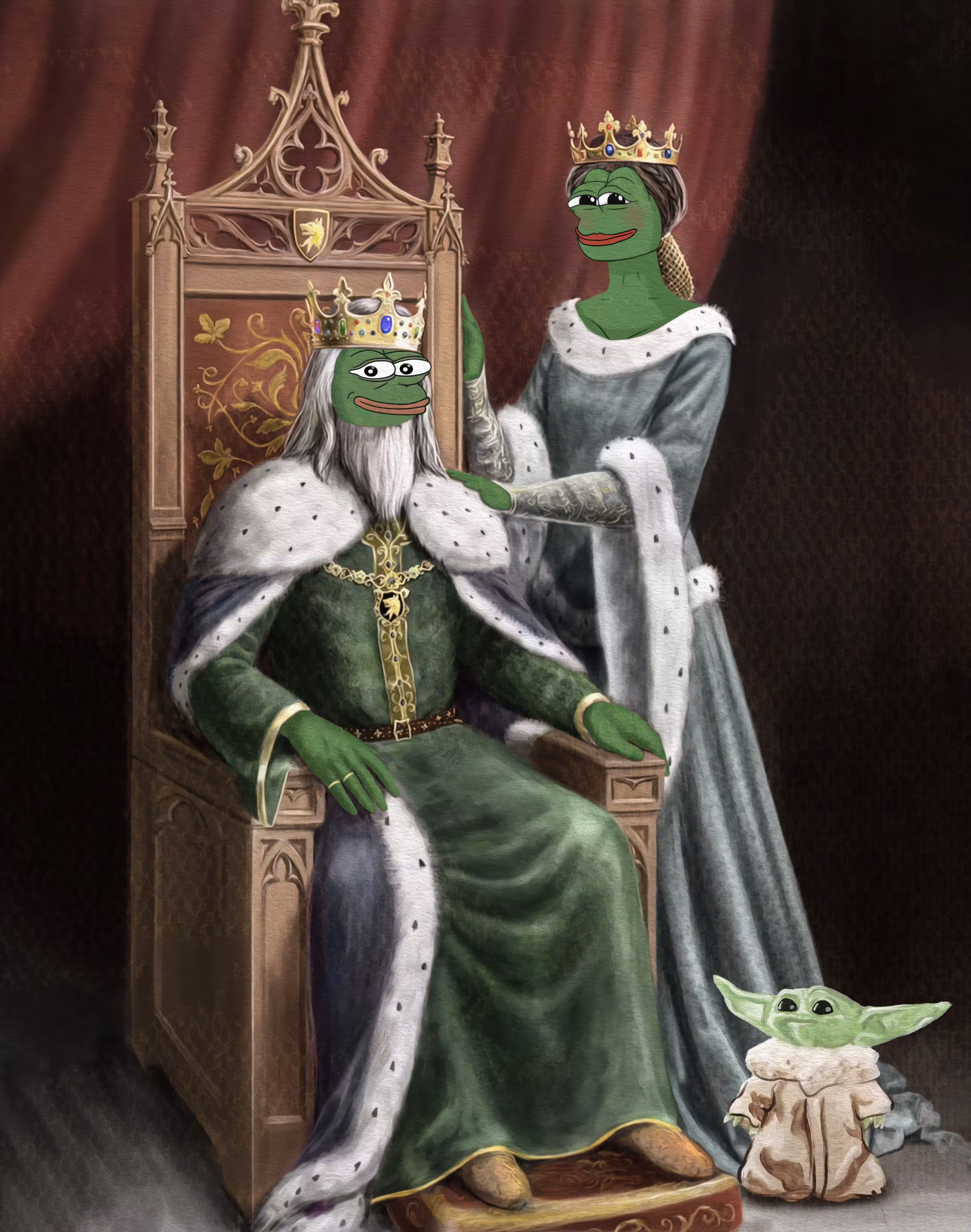 Pepe King & Pepe Queen 