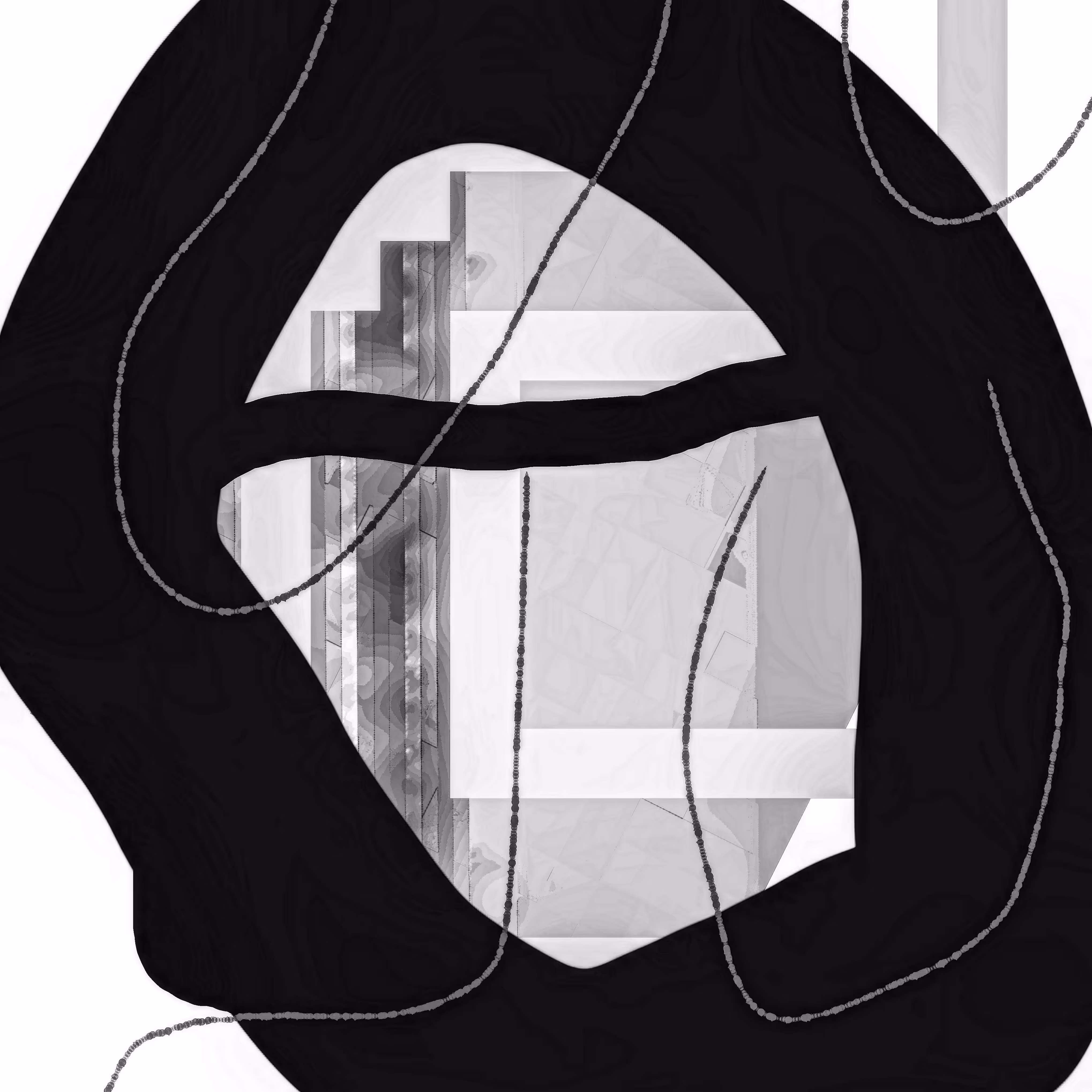 Black and White, Inner, Abstract