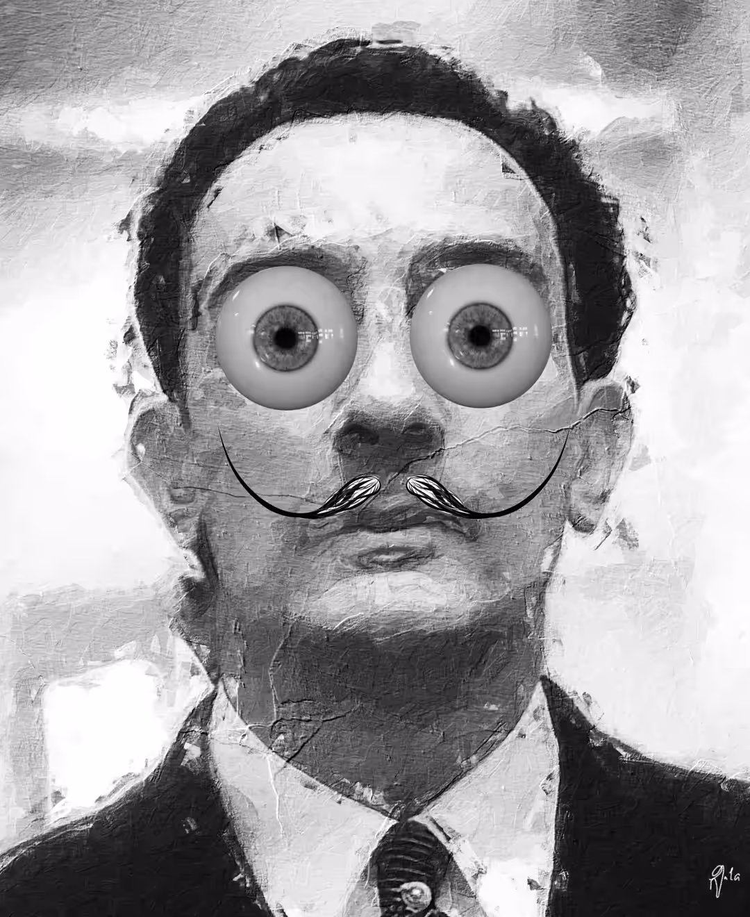 / The eye sees the present and the future / , DALÍ