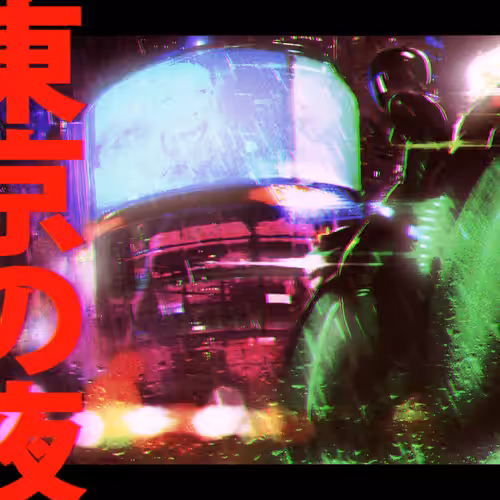 Cyberpunk Cyclist | Night in Tokyo