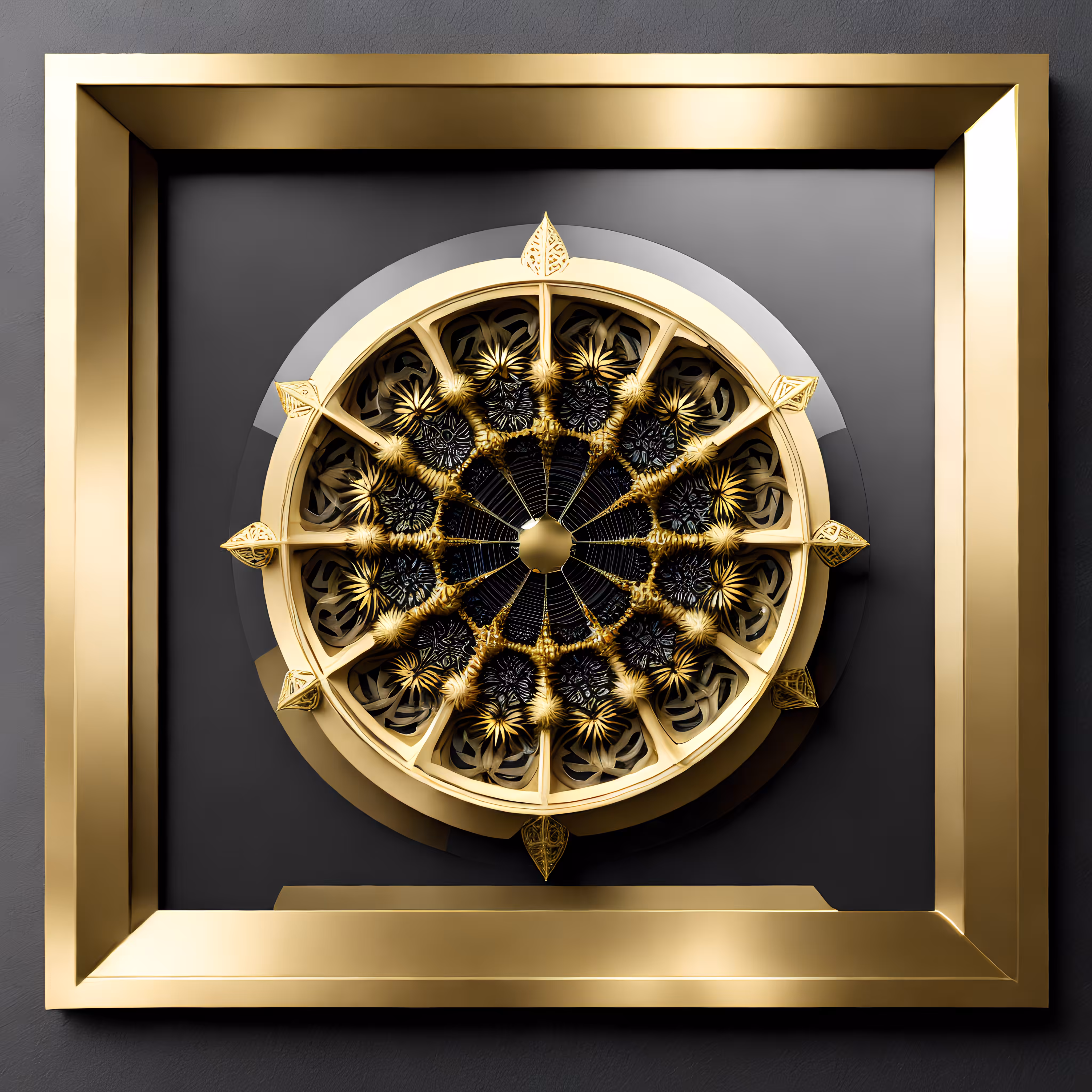 Luxurious Gold Framed Art f2