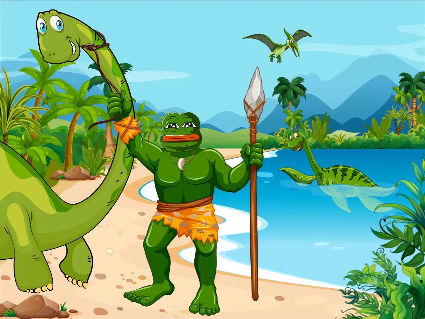 Pepe the Caveman and Friends 🐸