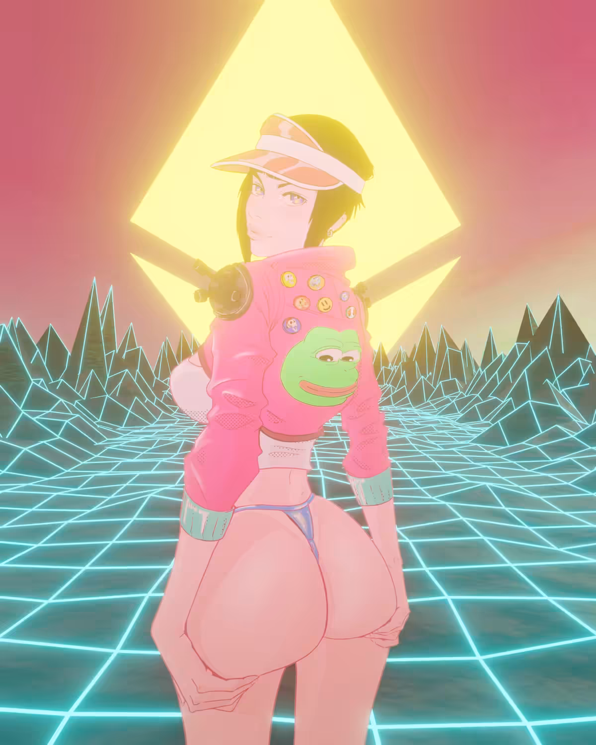 002 Retro ETH-Girl