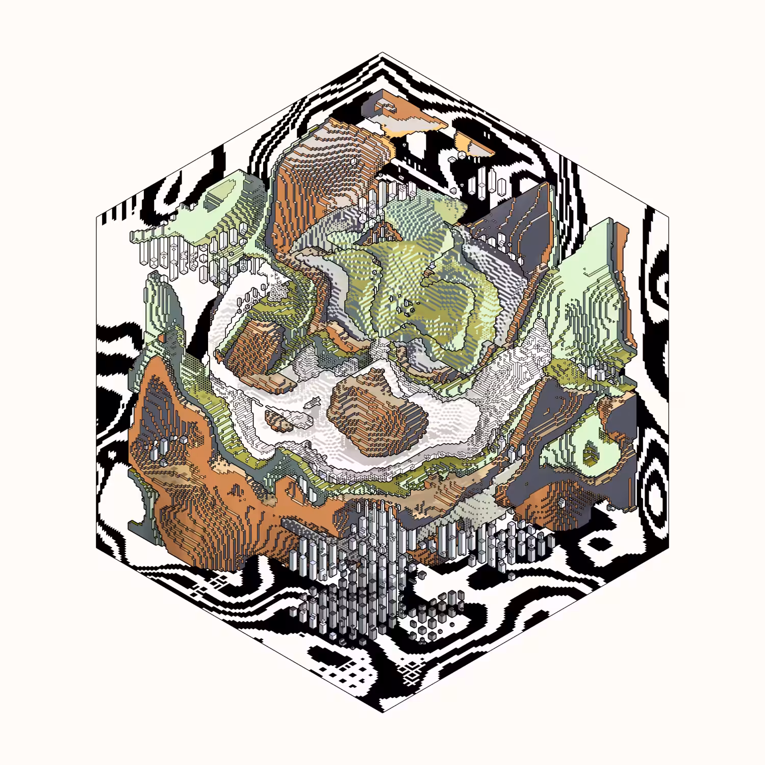 Rodeo posts: Erosion II, 250515