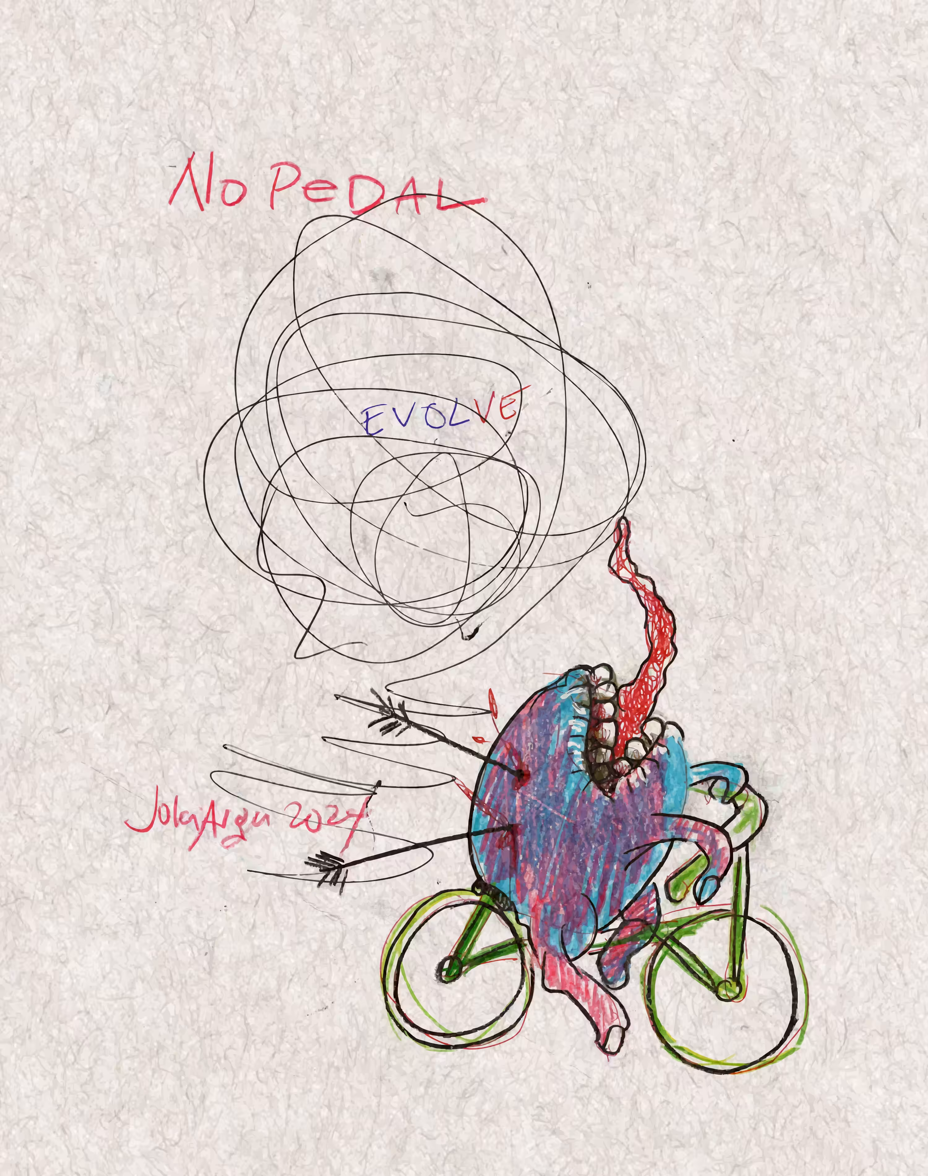 no pedal