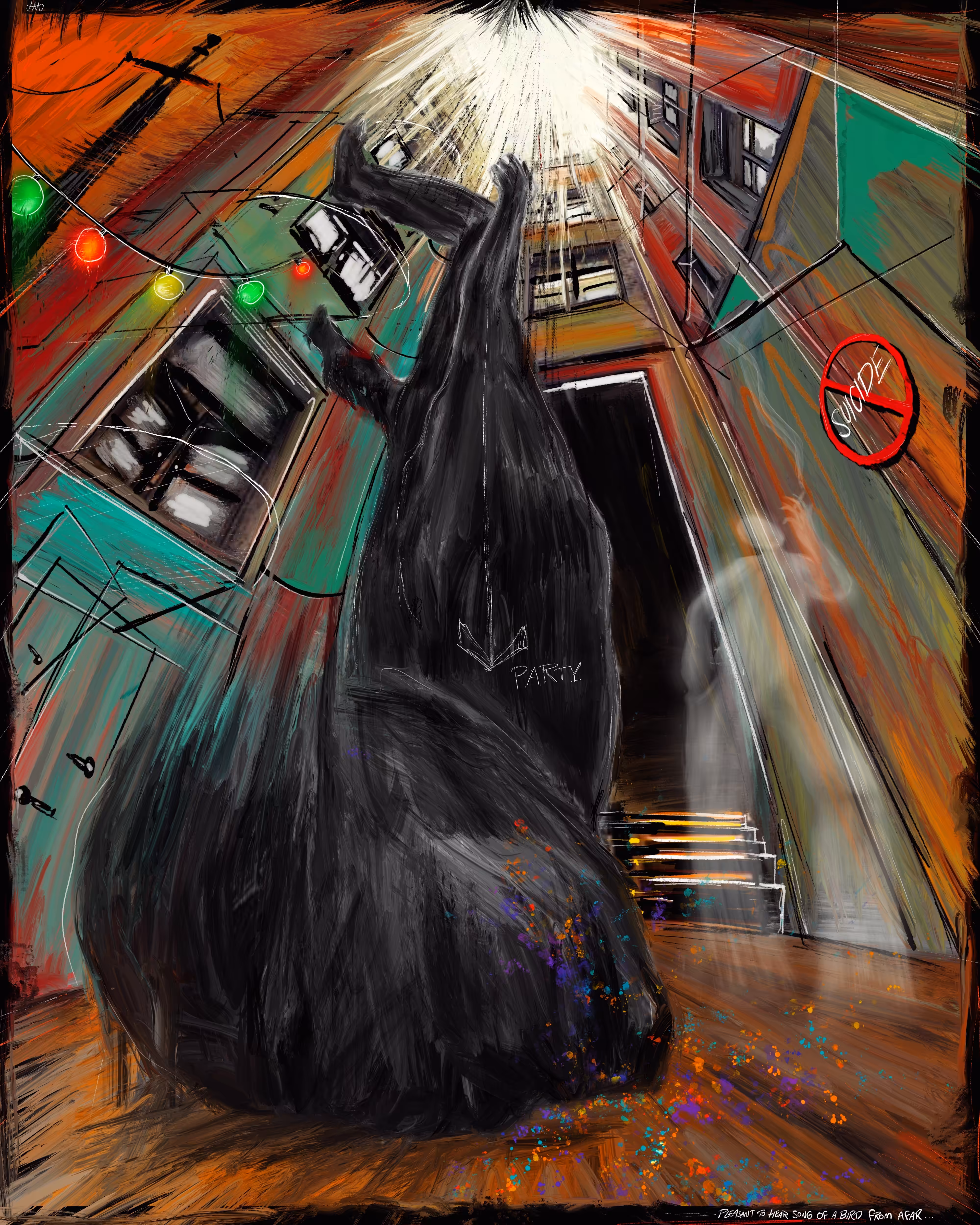 ABSURDA : A bird's vertigo