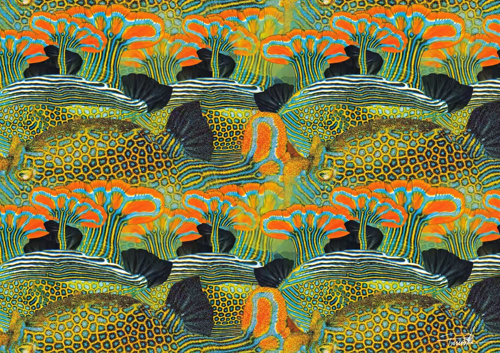 Pattern - Peixe Aracana #2