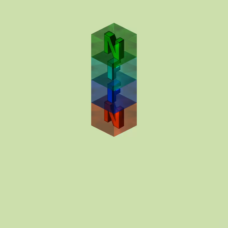 Letters in glass #8