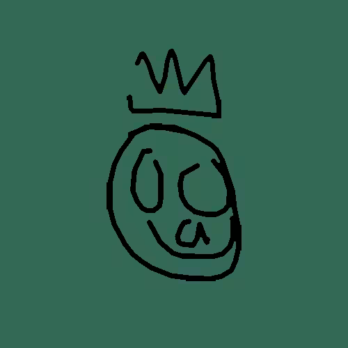 Basquiat Doodles: Basquiat #252