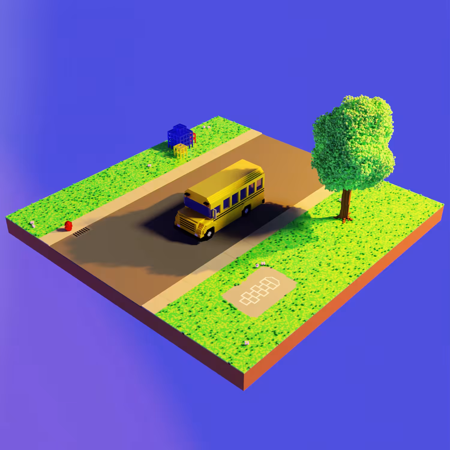 #1_Voxel_Scenery