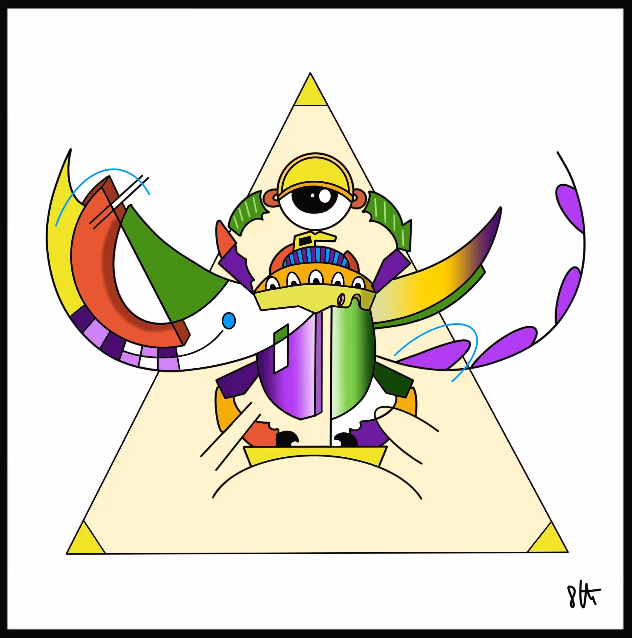 Geo Charm Khépri