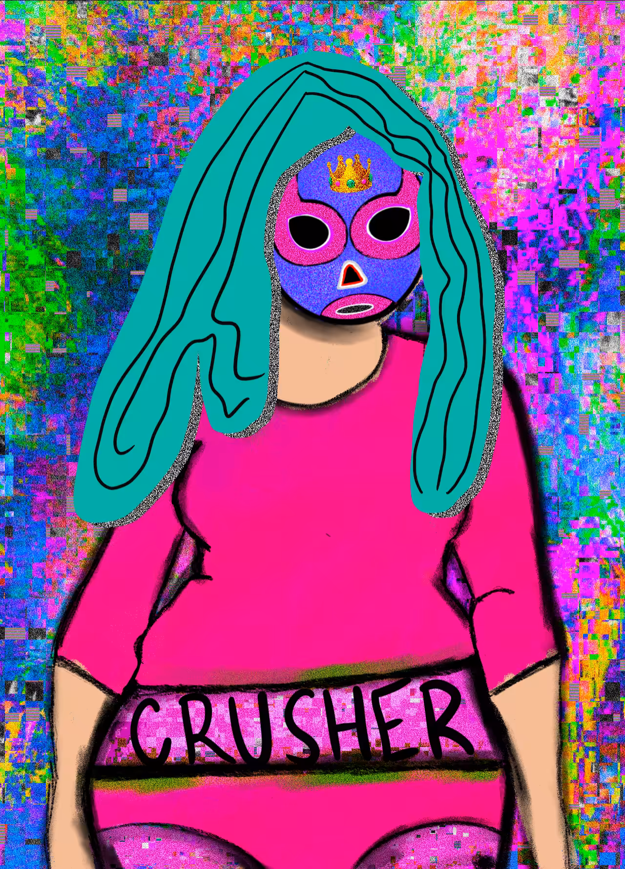 NFT luchadora #44