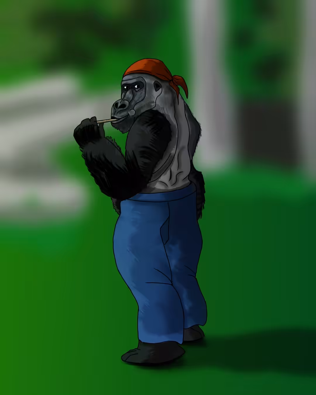 Art Of Abolfazl : Gangster Gorilla