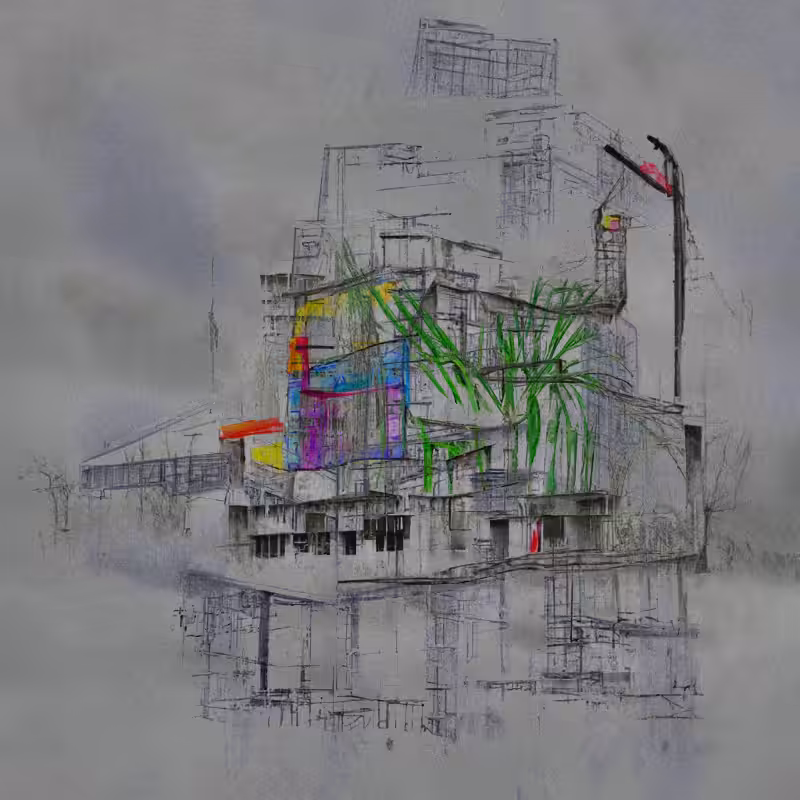 Impossible Neuro-Architecture #34