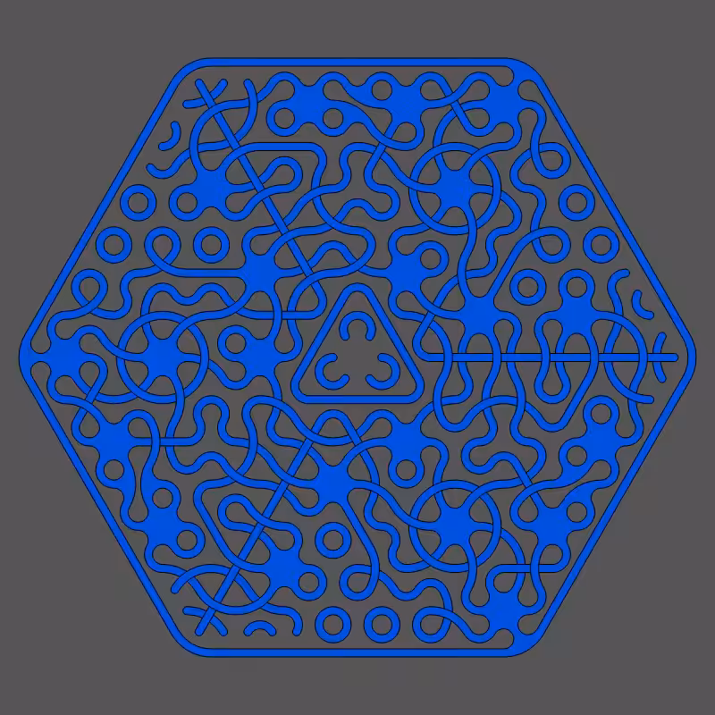 Threefold Symmetry - Dark Variations #467