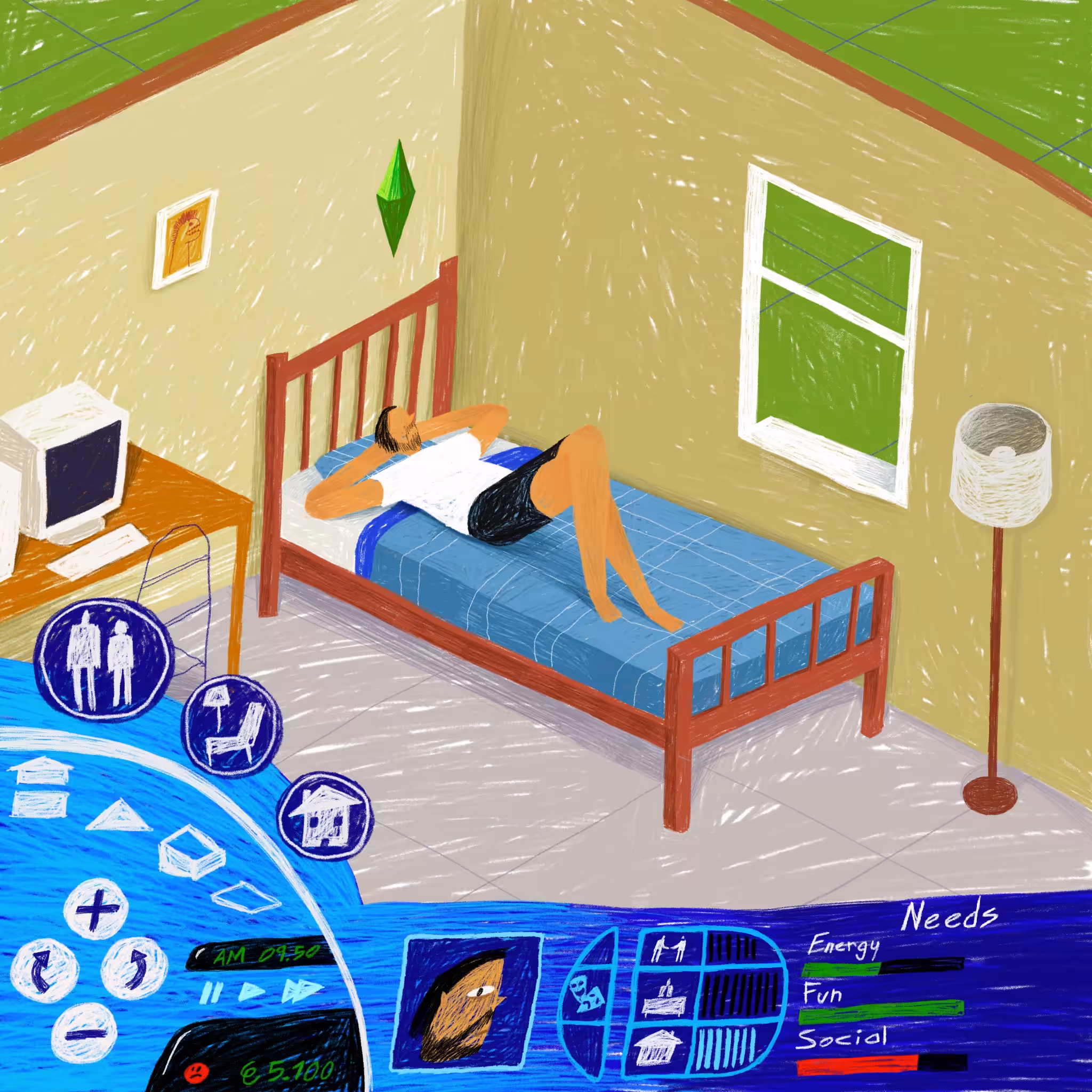The Sims - Do nothing ✓