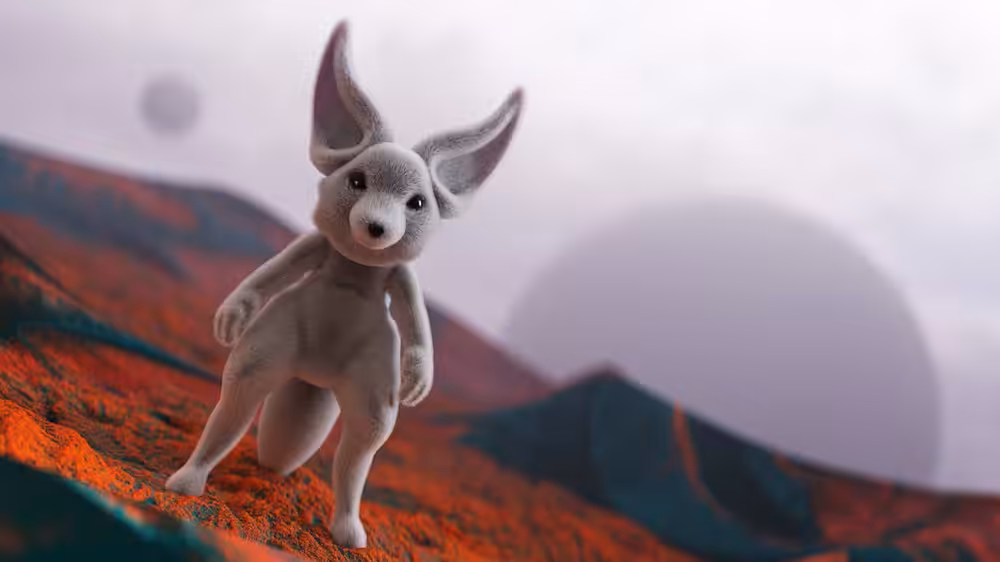 Picture of strange little desert monster