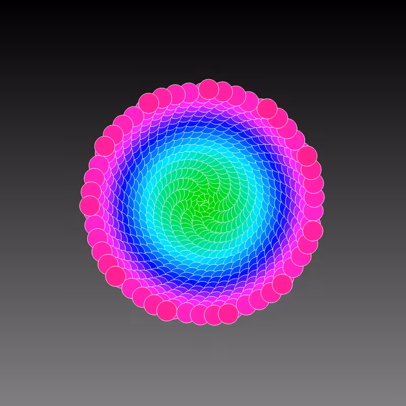 RAINBOW FLOWERS #51