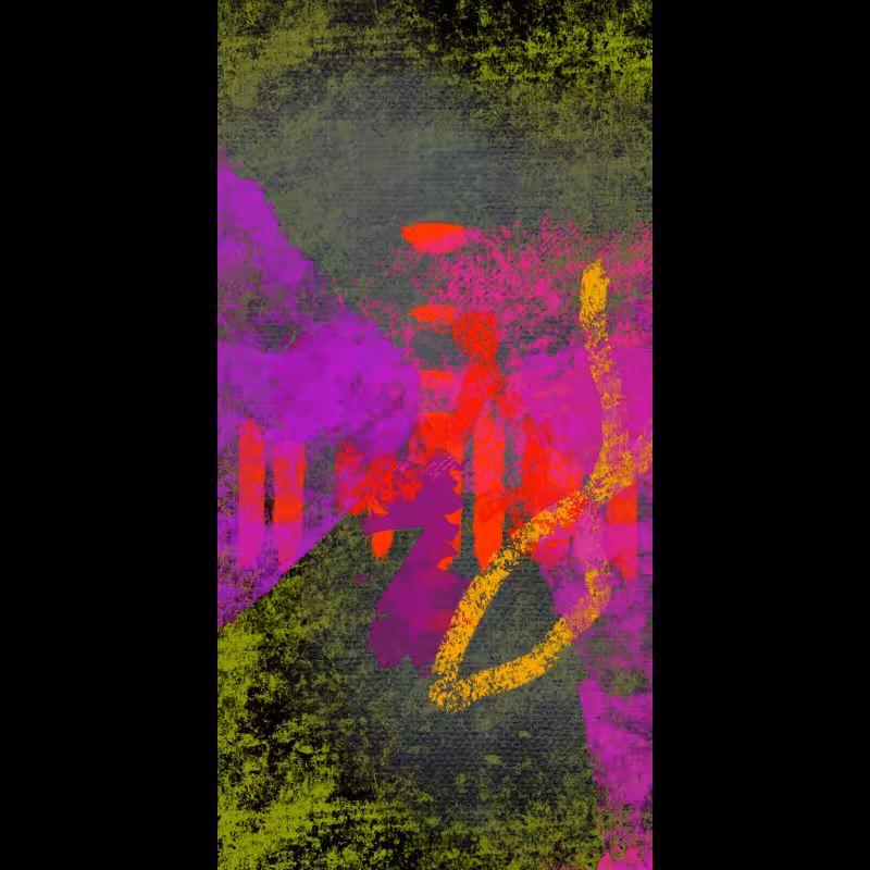 paint on the canvas I #4