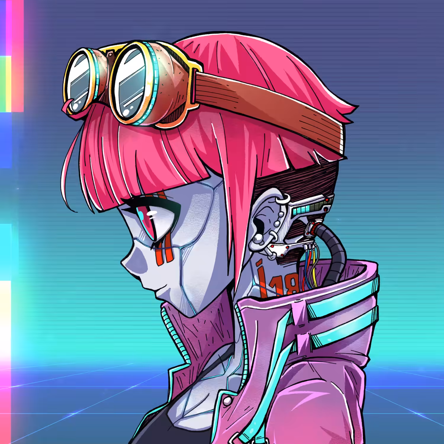 Cyborg Punk Girl No.18