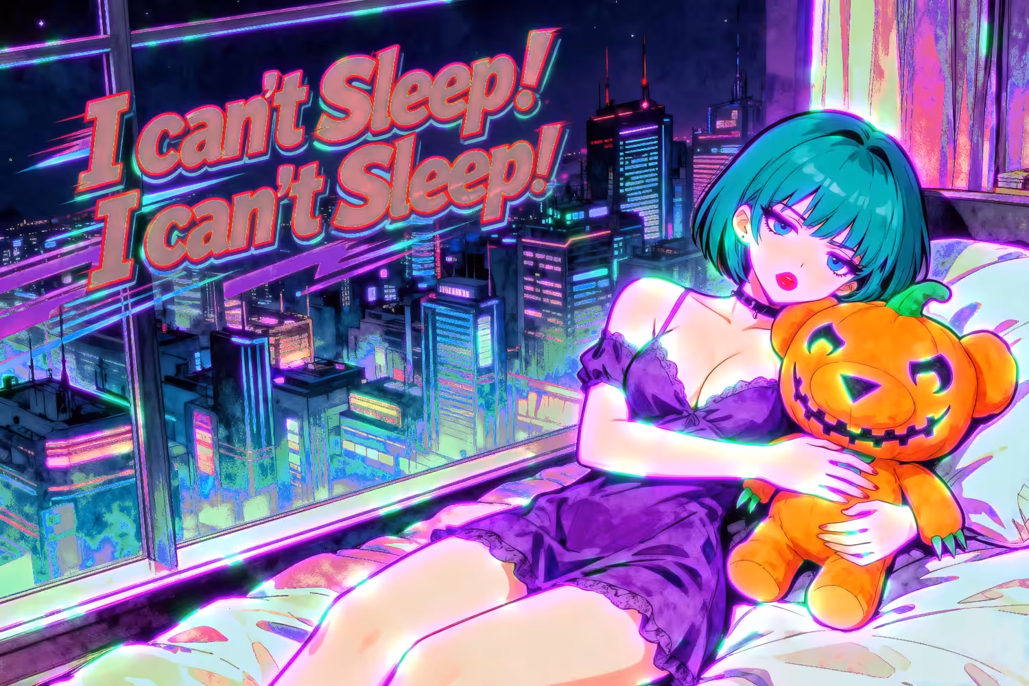 I Can't Sleep! - GLXXXTCH Ft Queen Glitch