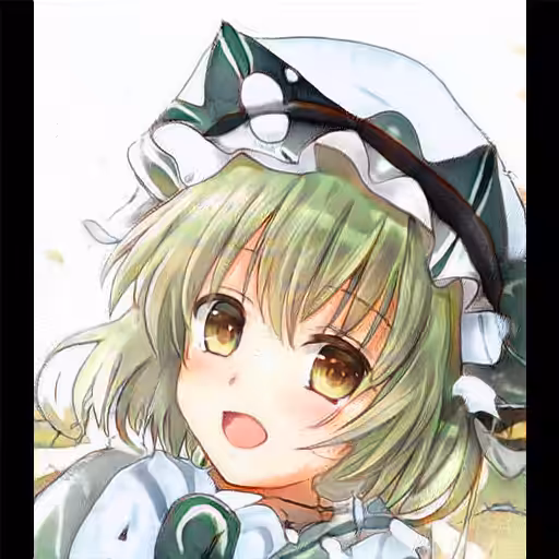 green hair girl