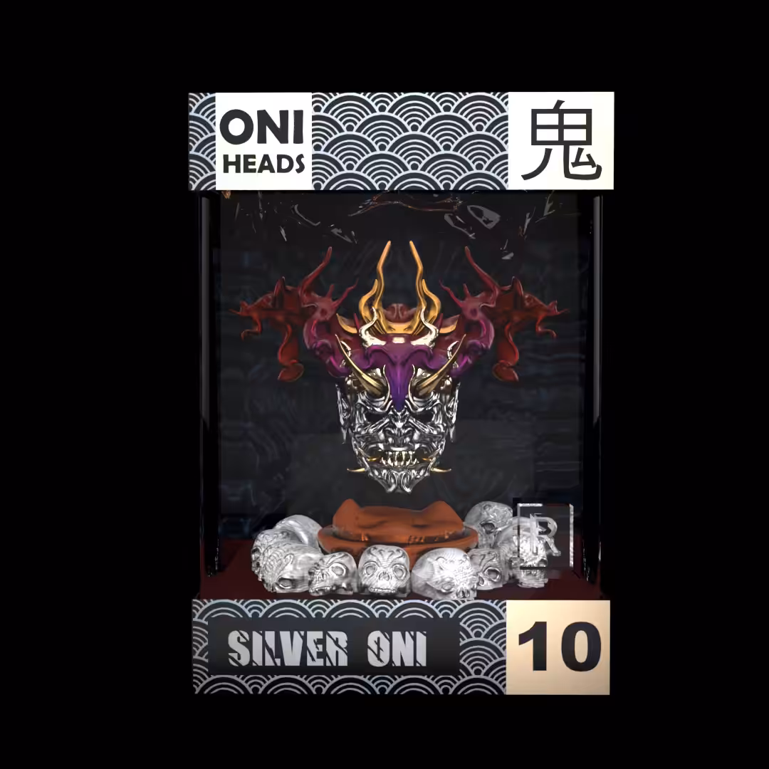 #10 SILVER ONI - ONI HEADS