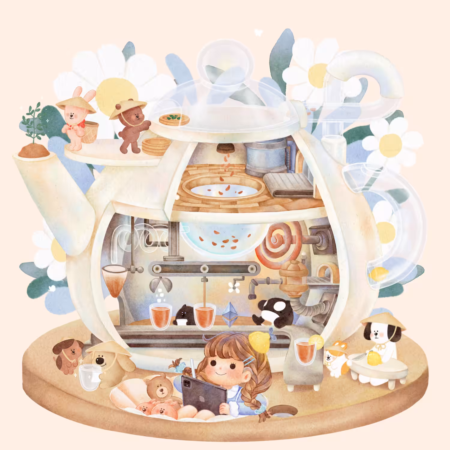 Lemon tea house