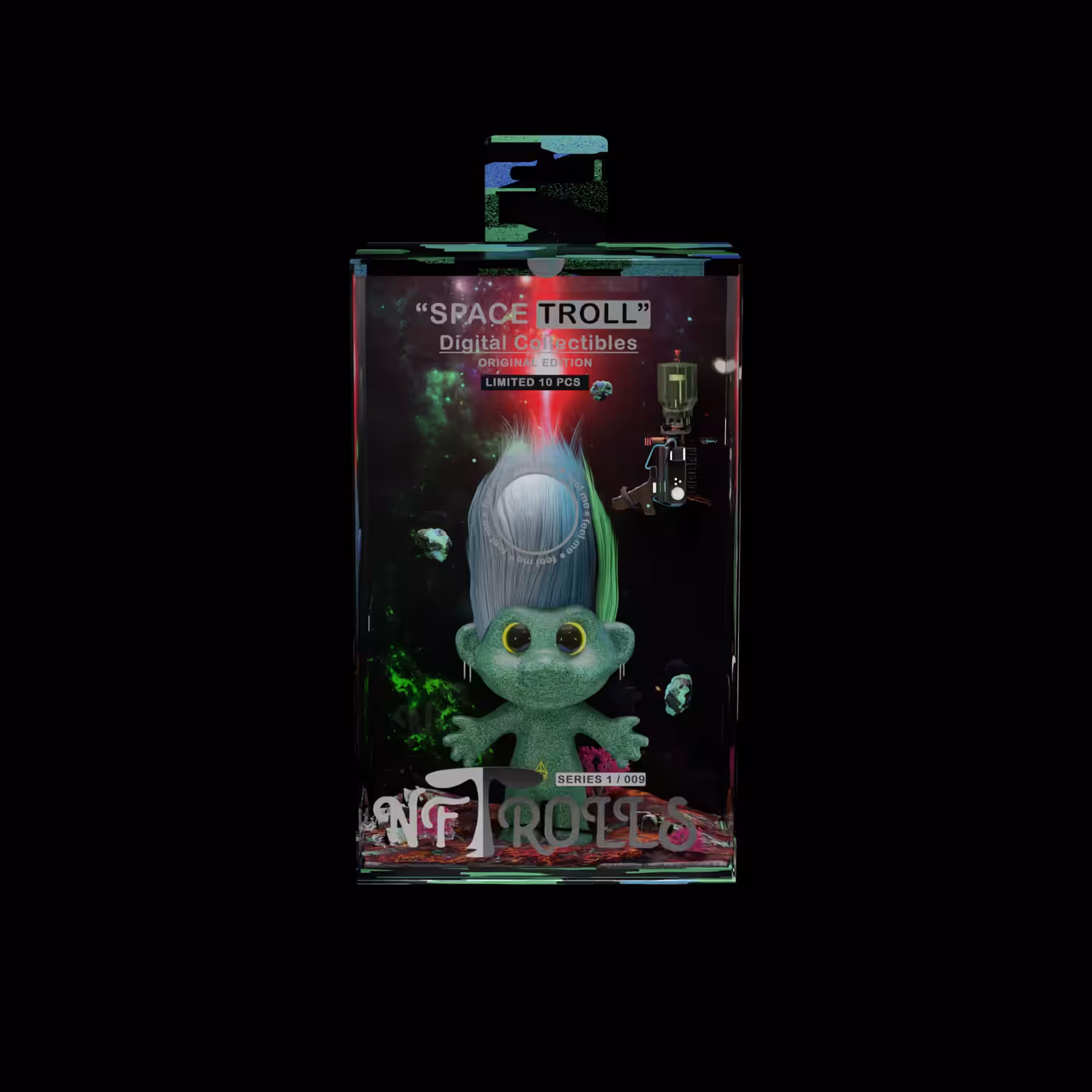 NFTroll #009 - SPACE TROLL / SERIES 1