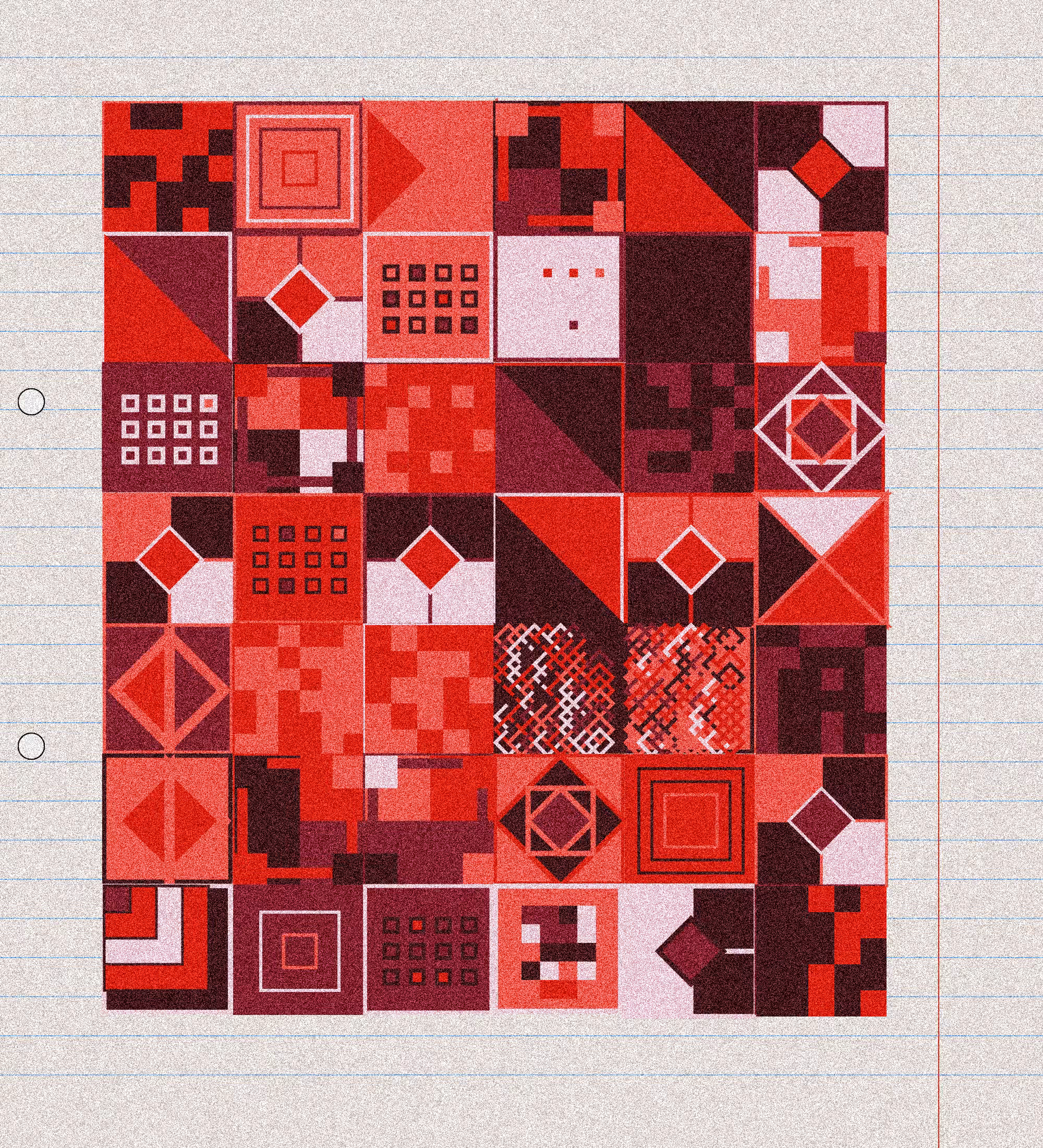 sketchbook page 8: annoying grid #40