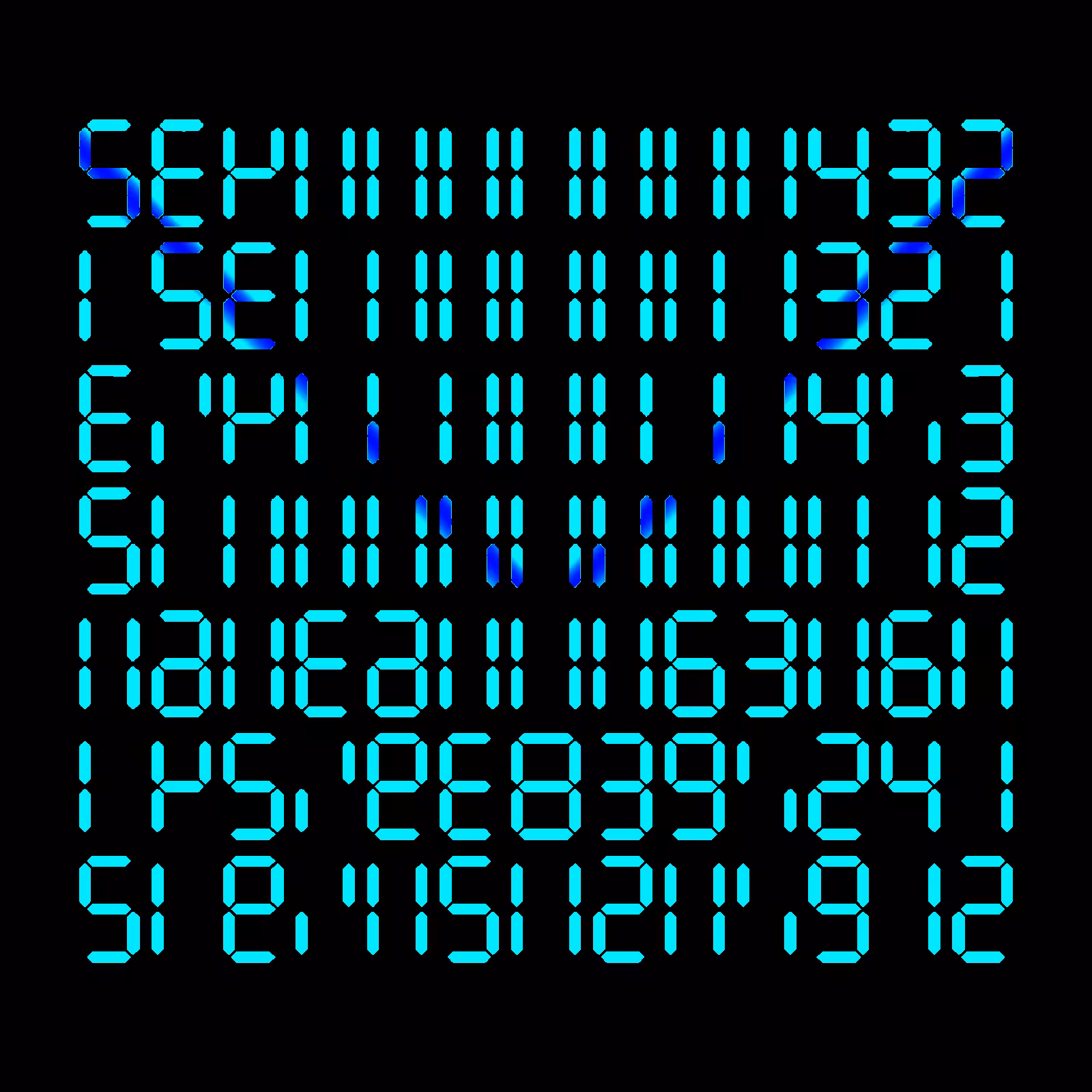 Digits #456