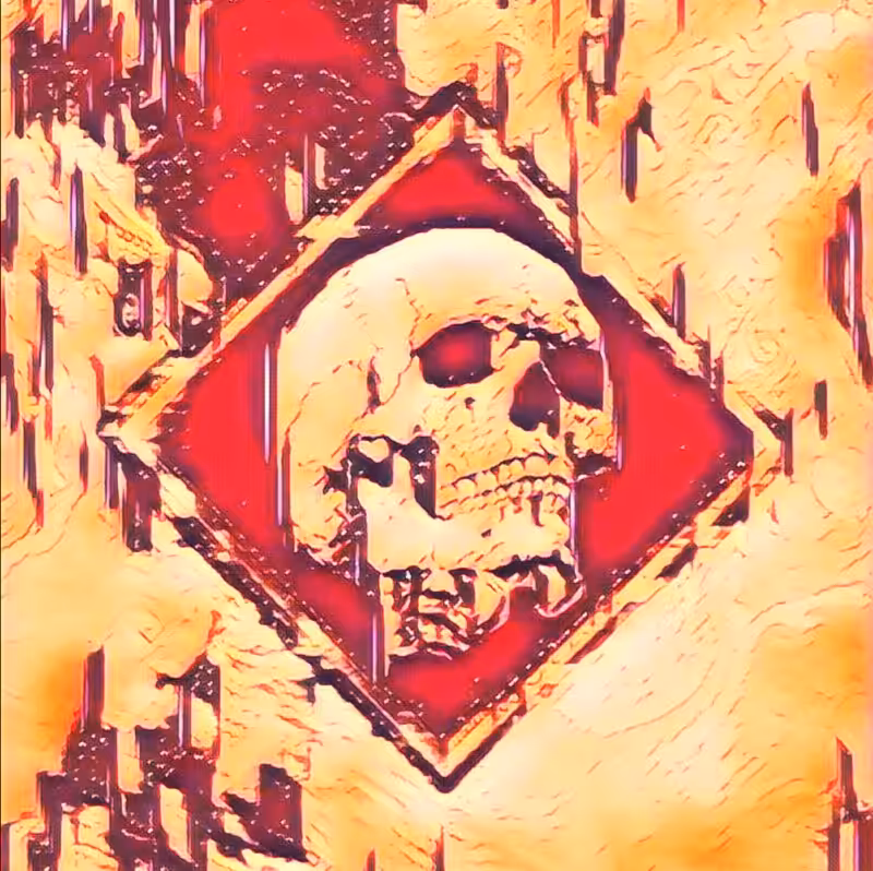 Hen Skulls and Smoke #8 (version 1)