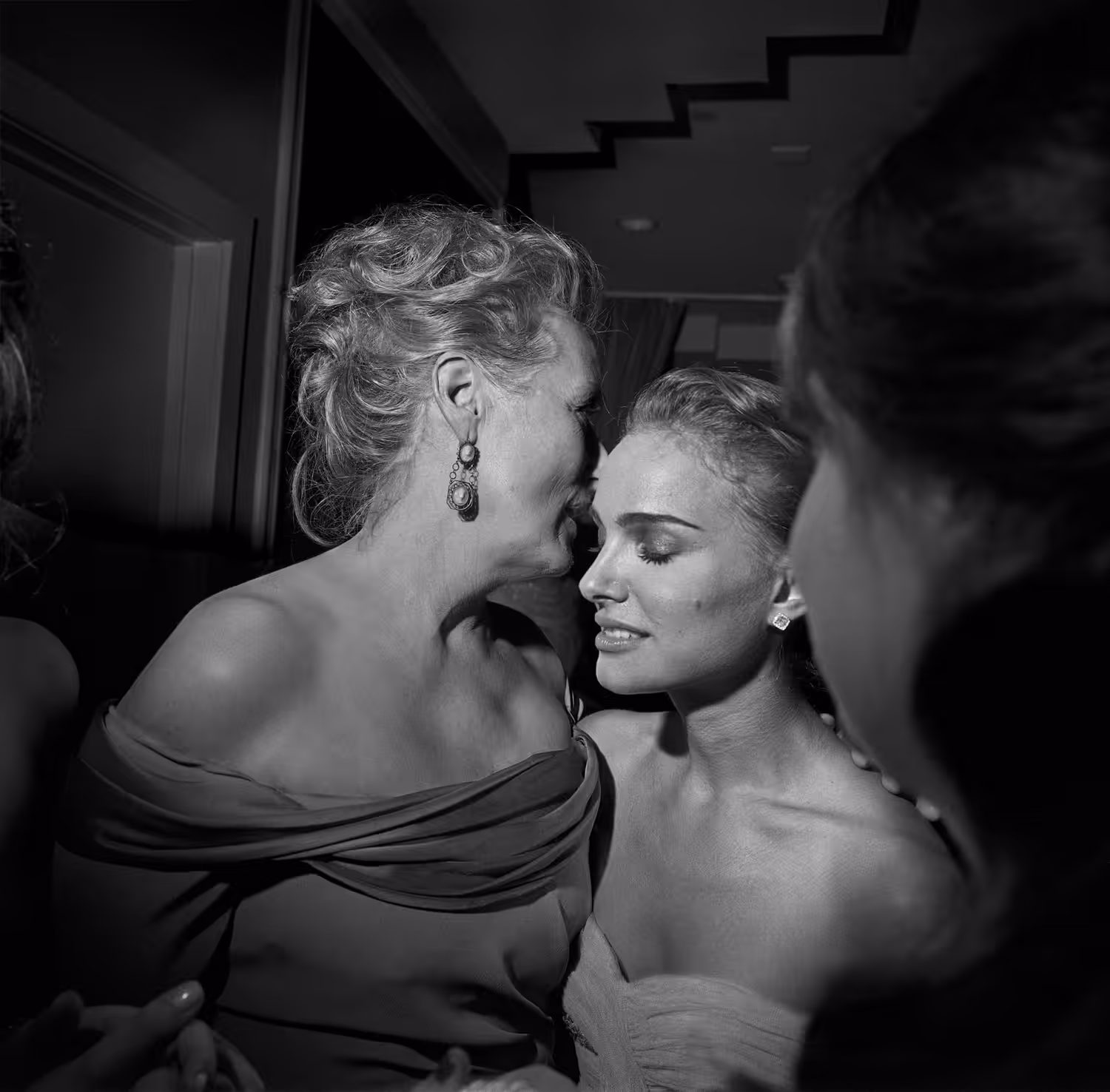 Meryl Streep and Natalie Portman, Oscar Party, LA, February, 2009