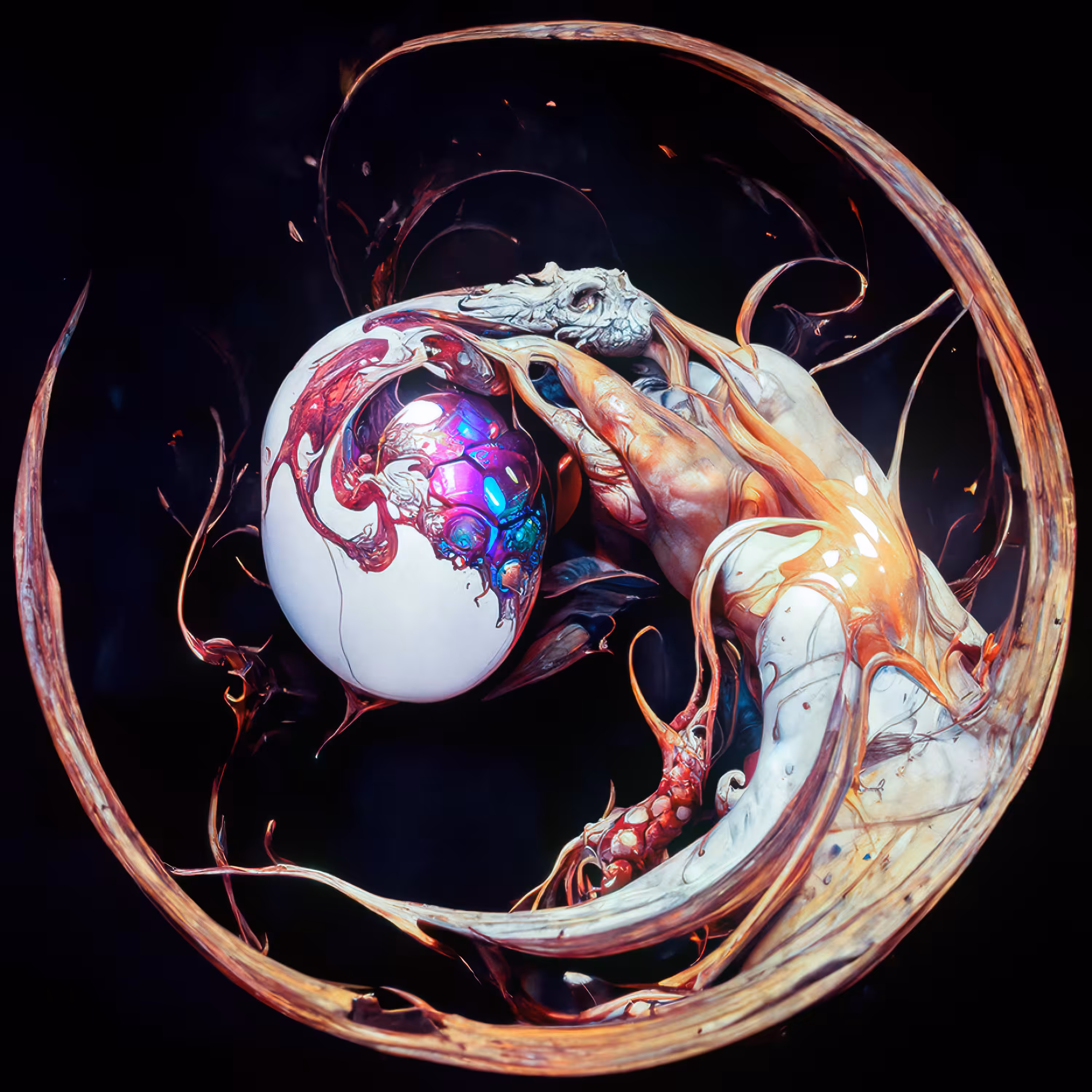 Kraken Dragon Egg #039