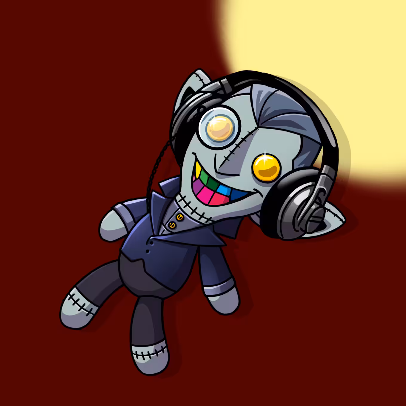 #6656 Sneaky Vampire Teddy