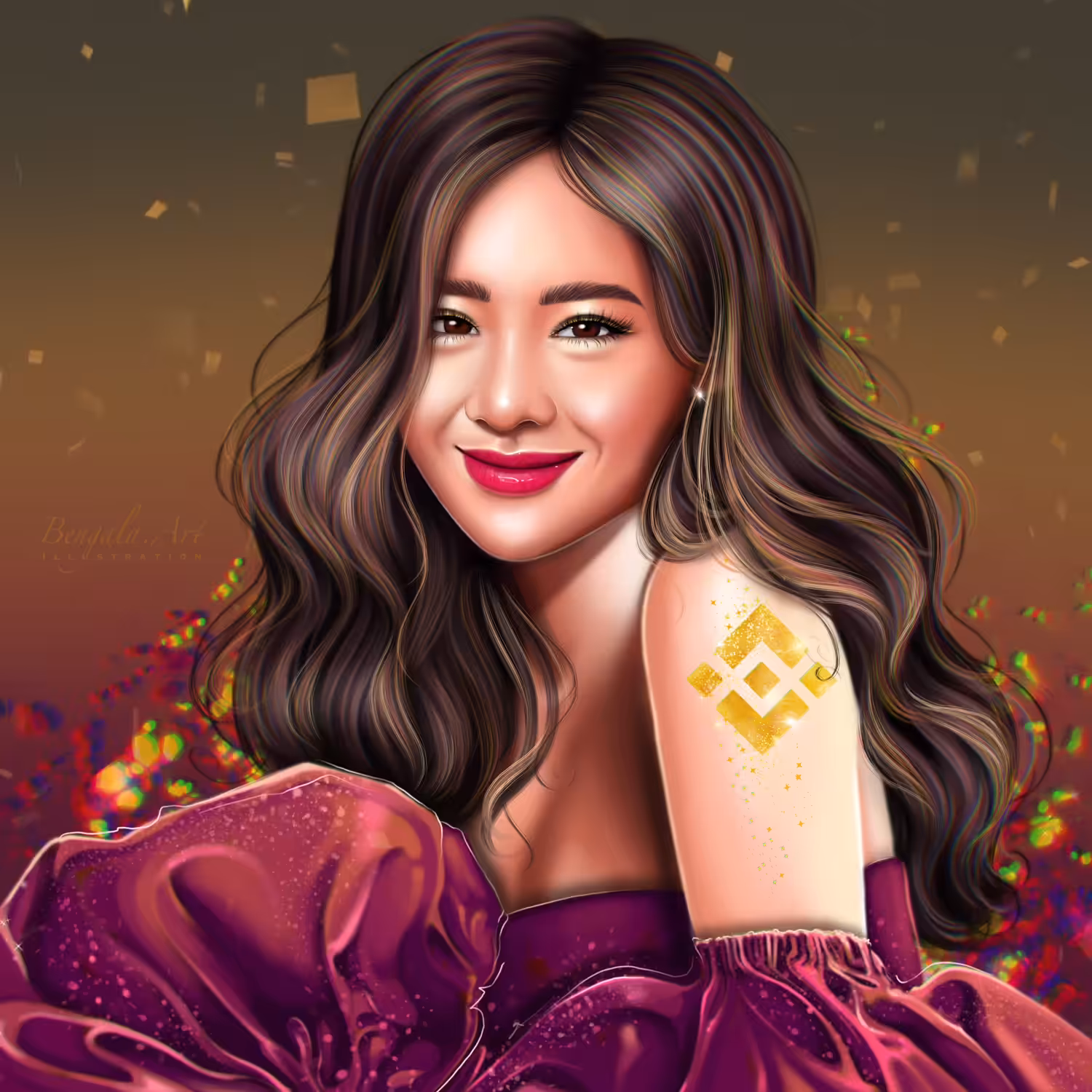 Crypto Lady // # 3 - Binance Coin (BNB)