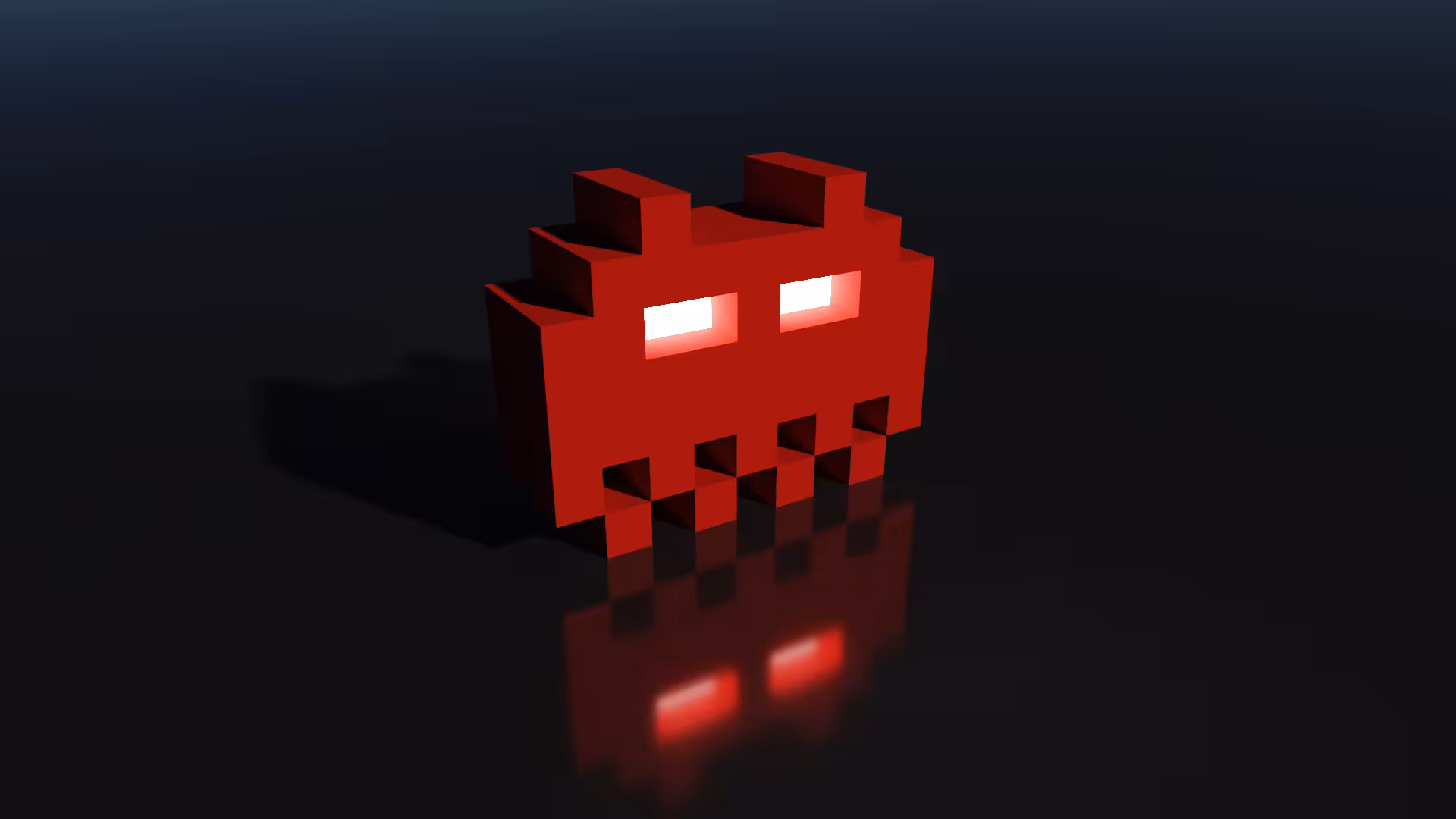 3D retro: Space Invader 12