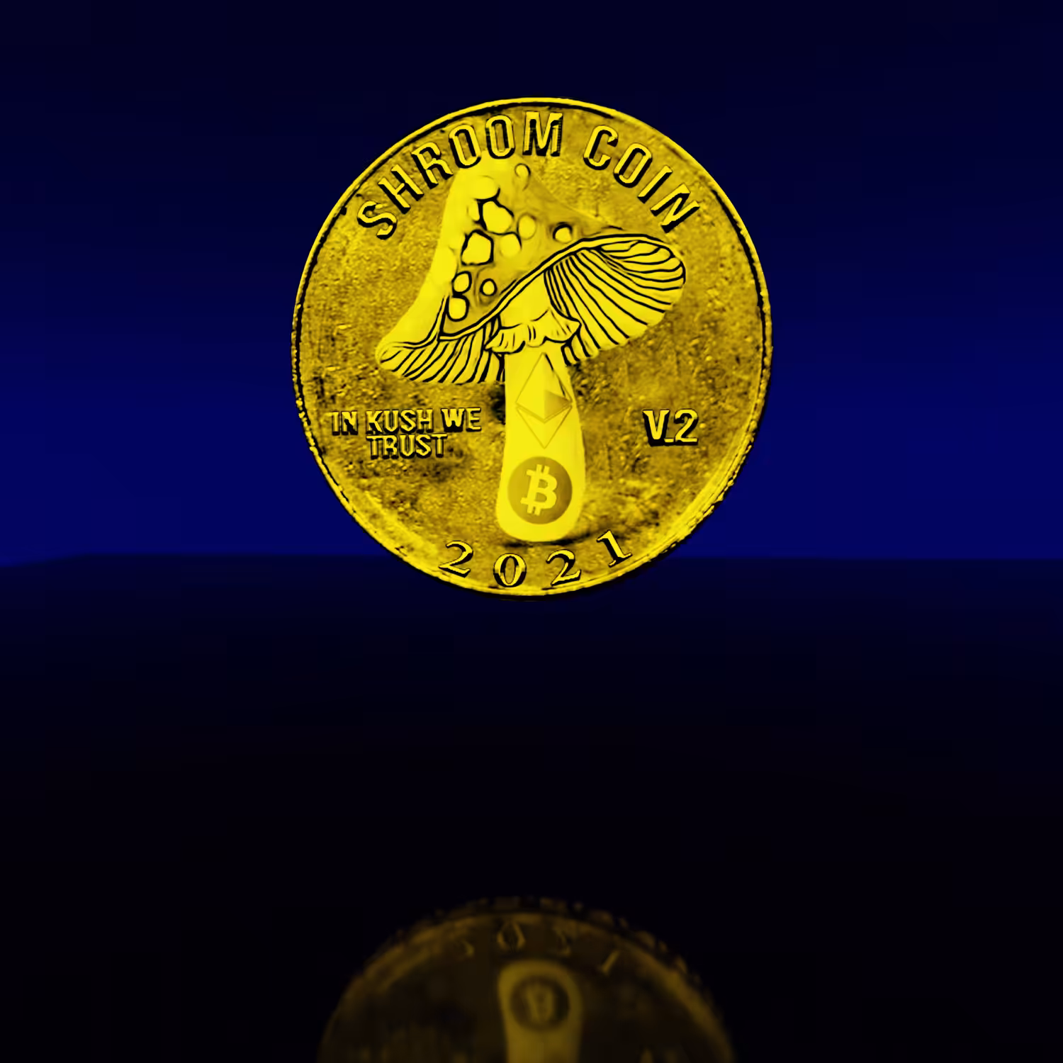 1/3 COIN DROP BULLET #01 by KUSHNADAS (ONLY 3 WILL BE MINTED)