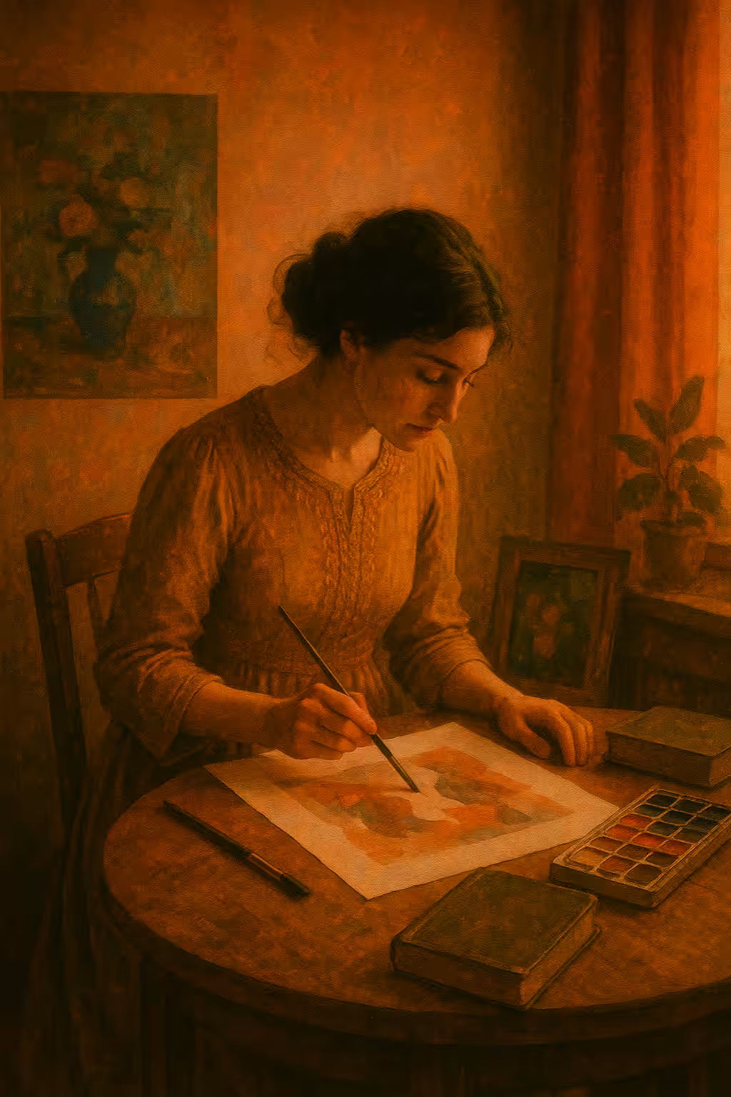 Solitude by the Window