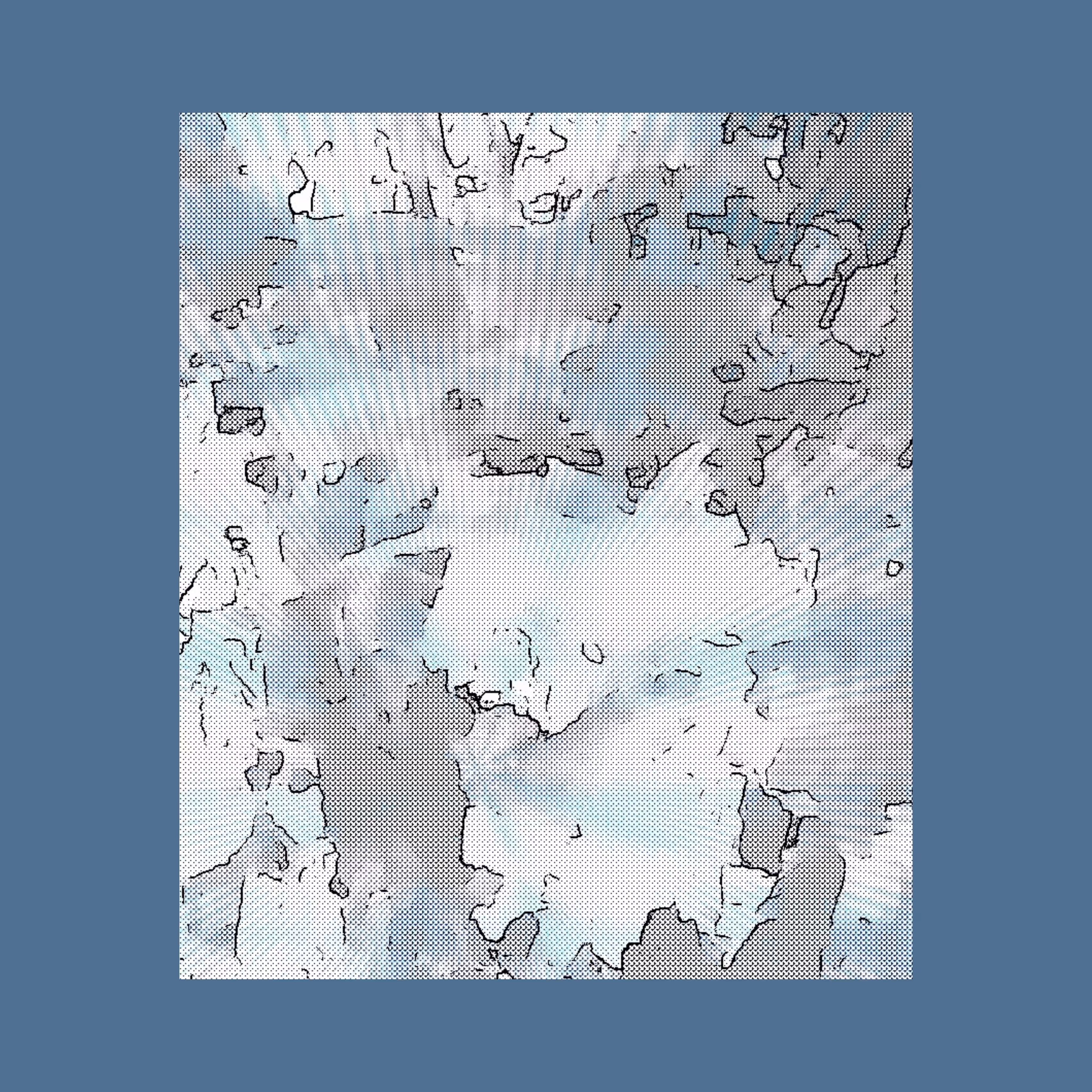 Rays Out, Blue Frame