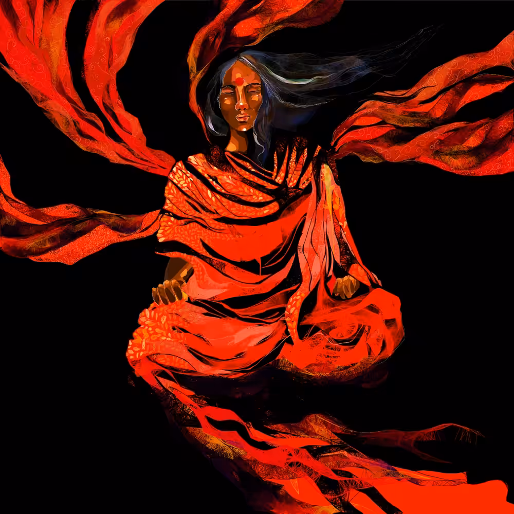 The red swirls of anticipation