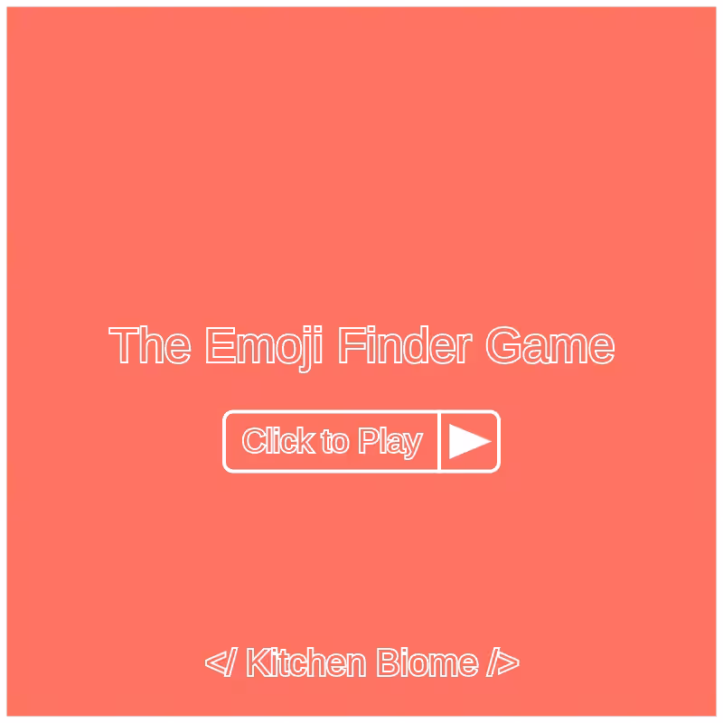 The Emoji Finder Game 🔎 #120