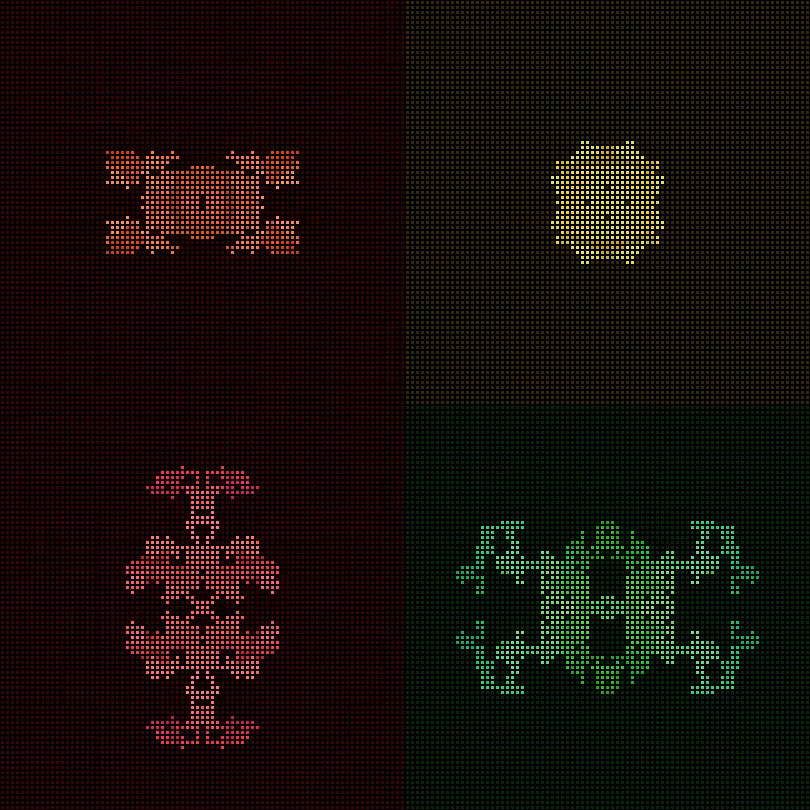 Dither Creatures 2x2 #90