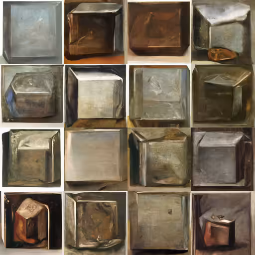 16 Thumbnail Still-Life Portraits Of Tungsten Cubes